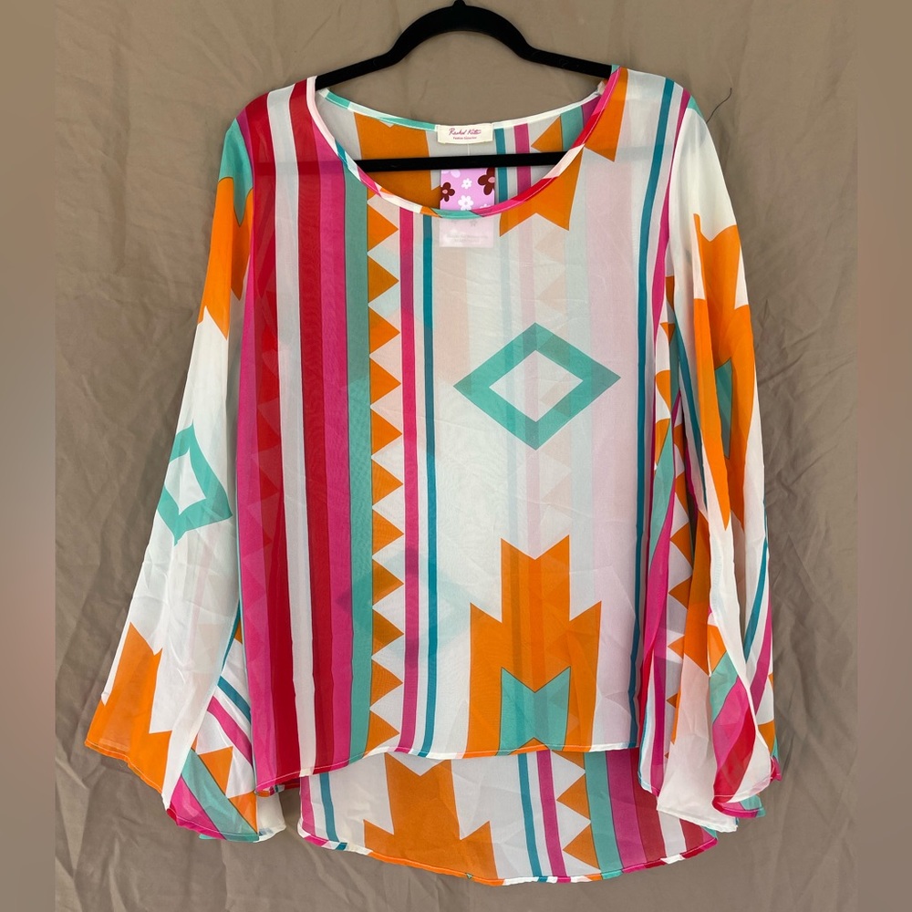 Rachel Kata Multi Color Blouse